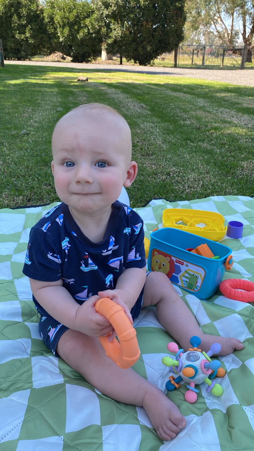 Customer photo review of Parker picnic rug