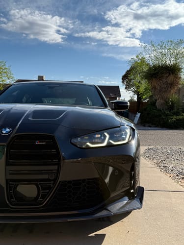 Customer photo review of G8X M3/M4 CSL Carbon Fiber 3PC Front Lip - G80/G82/G83