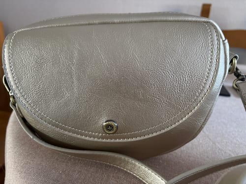 Laura C. review of Luna Half Moon Bag - Gold image 1 out of 1