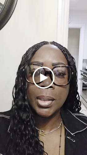 Customer video review of Bohemian Knotless Wig "HD Full Lace" (100% Human Hair wave) Color 1B - TARA