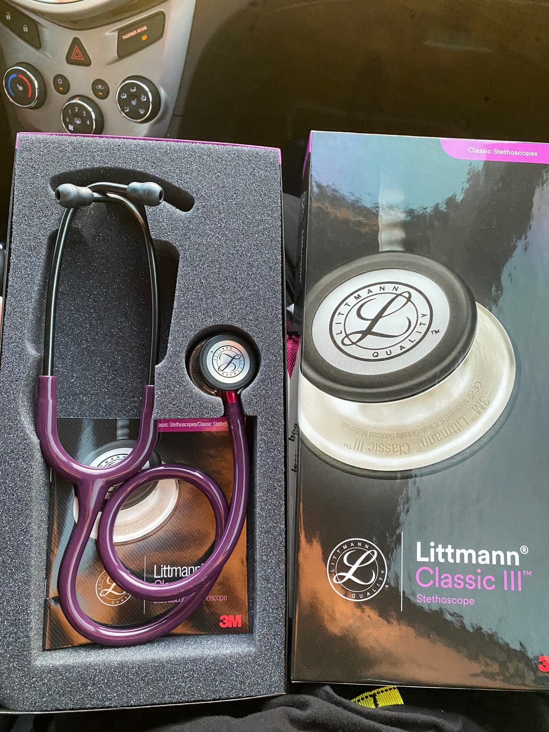 Customer photo review of Pod Technical Cardiopod II Stethoscope Case for all Littmann Stethoscopes - Raspberry