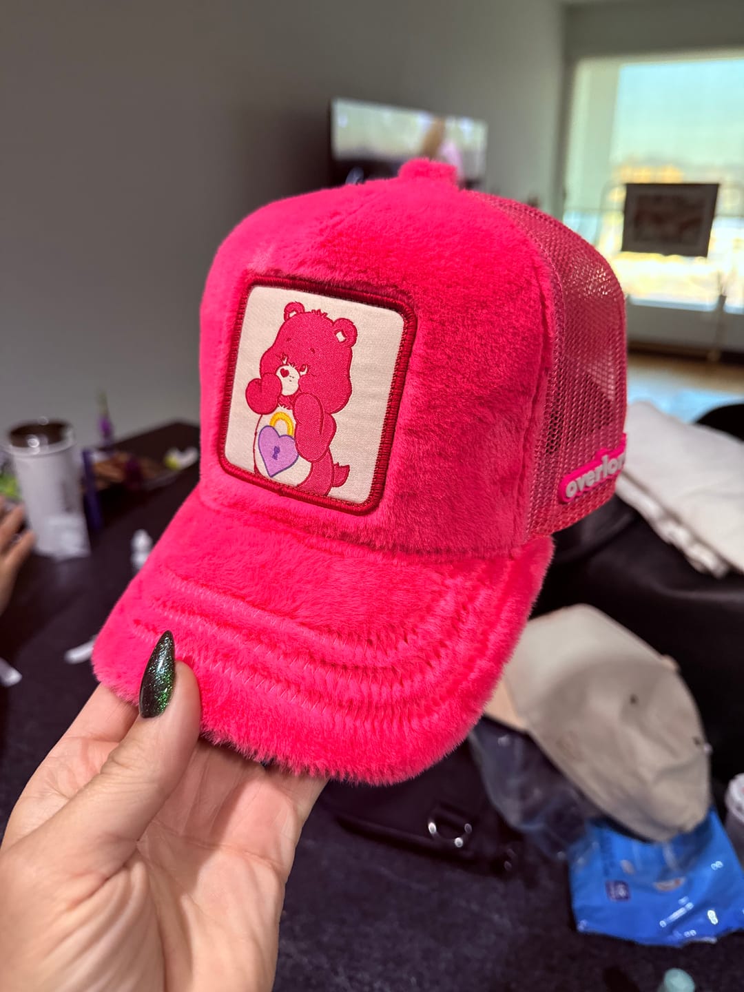 Customer photo review of OVERLORD X Care Bears: Secret Bear Trucker Cap