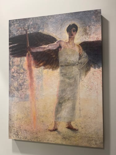 Customer photo review of The Guardian of Paradise | Franz von Stuck | 1889