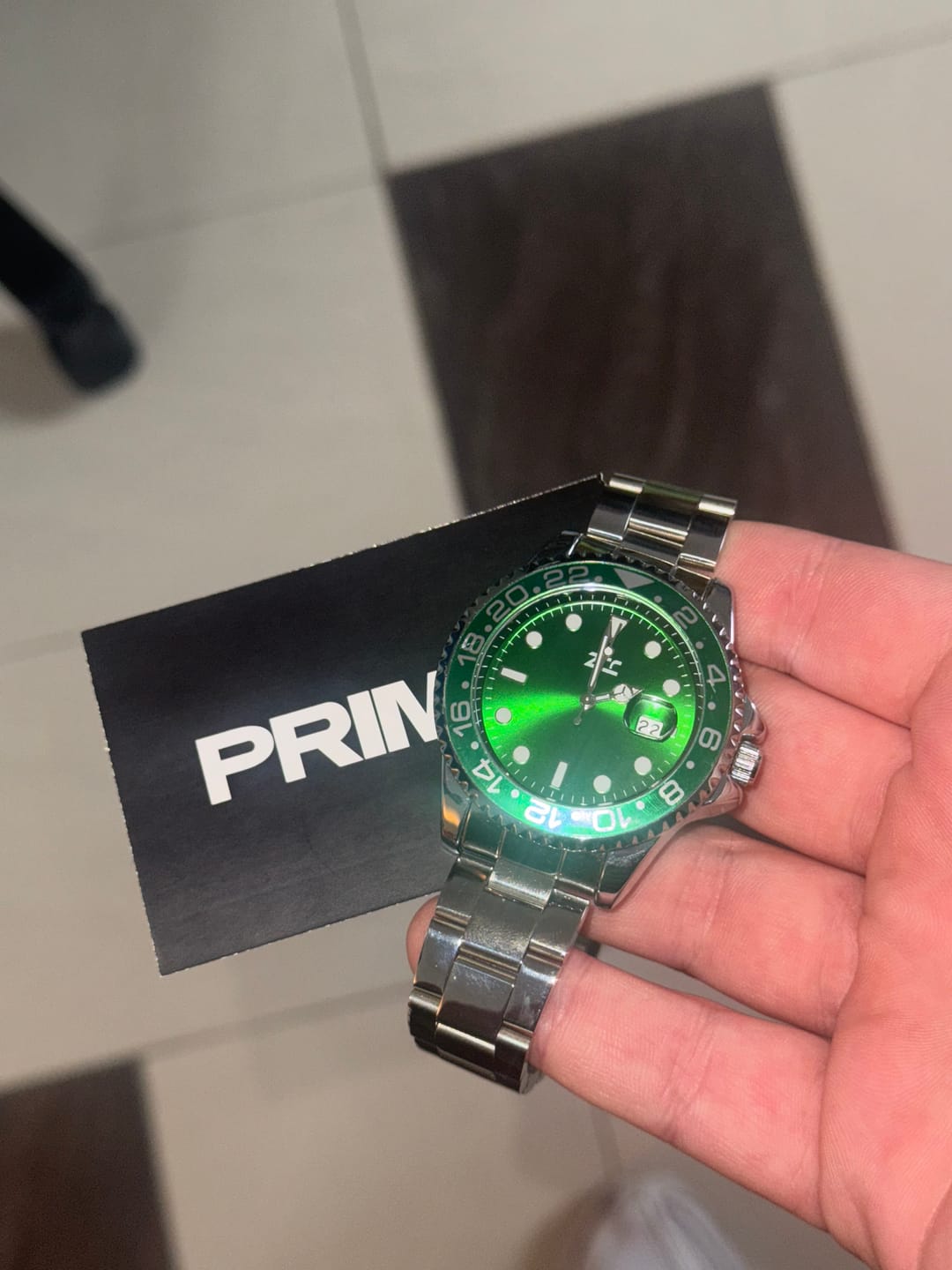 Customer photo review of Orologio Rolly - Verde e Silver