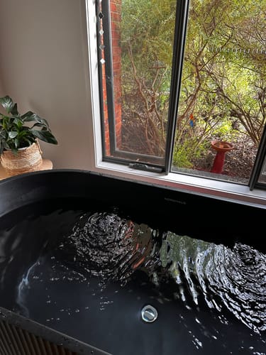Customer photo review of Nordhaus Ice Bath - WIFI - Matte Black - Fluted