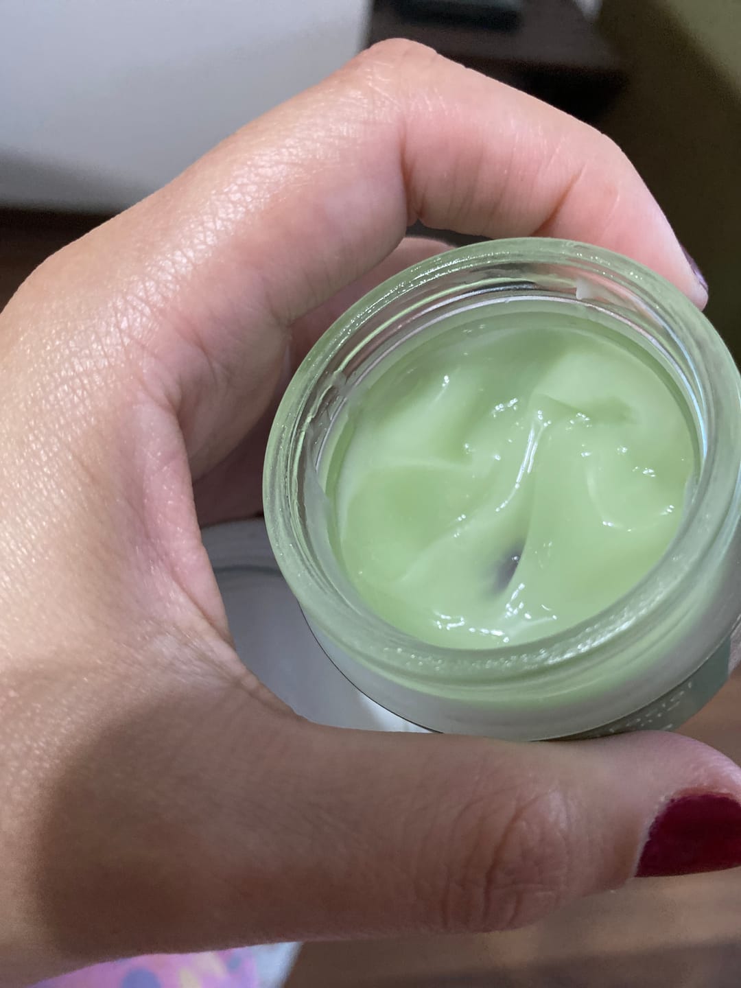 Customer photo review of Crema Facial Hidratante
