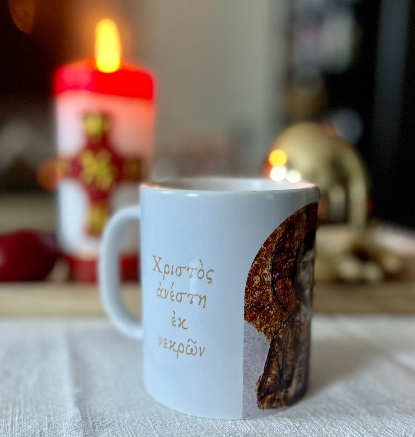 Customer photo review of Ikone Christos Anesti - Tasse