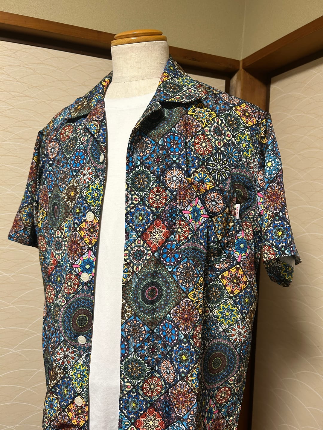 Customer photo review of HAWAII ALOHA　「夏の万華鏡」総柄アロハシャツ