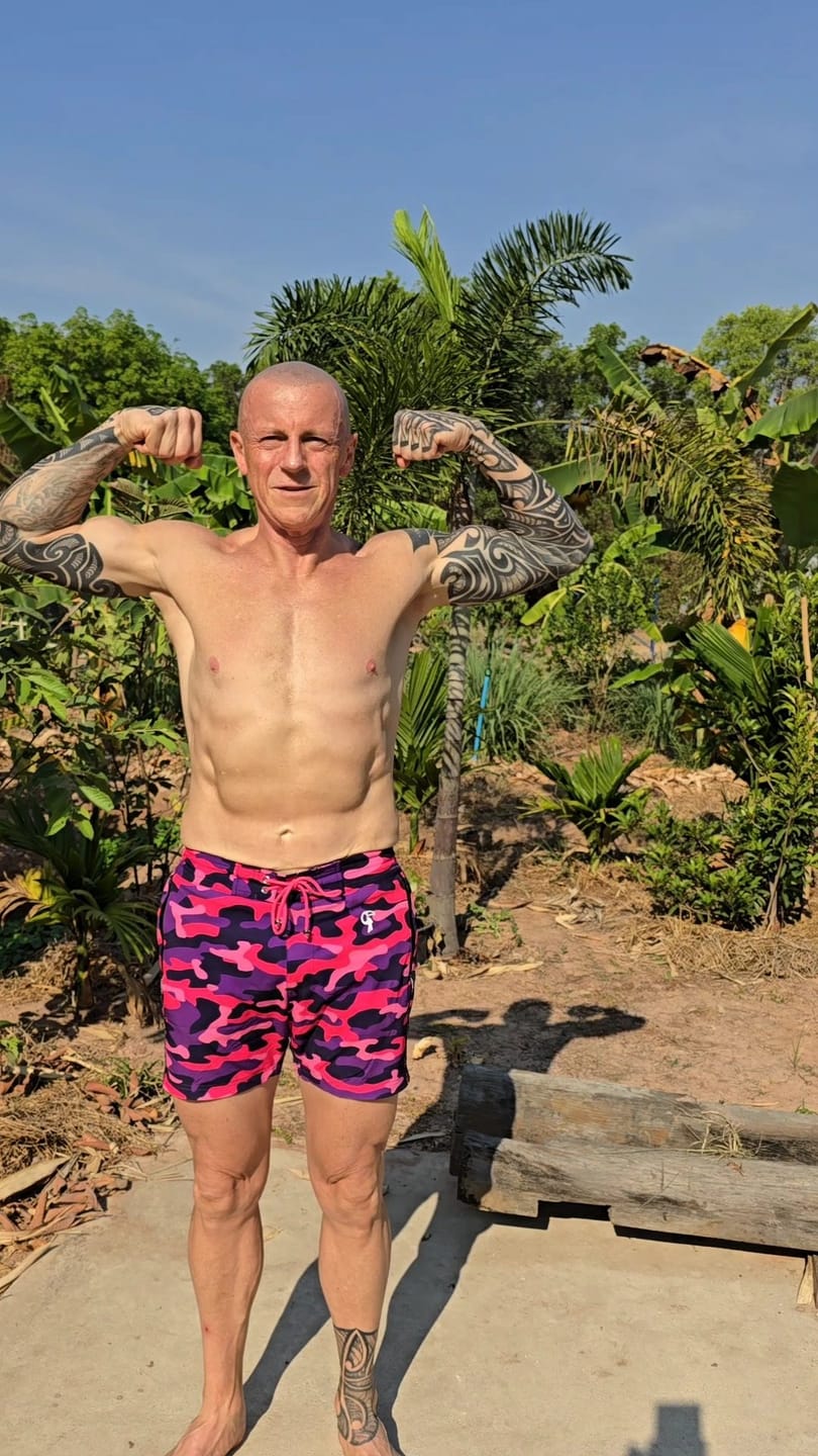 Customer photo review of Hybrid Active Shorts - Grey
