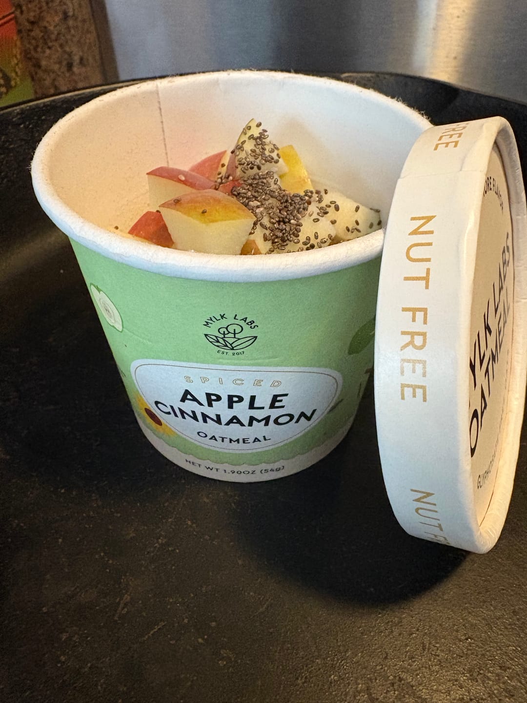 Customer photo review of Roasted Almond Oatmeal