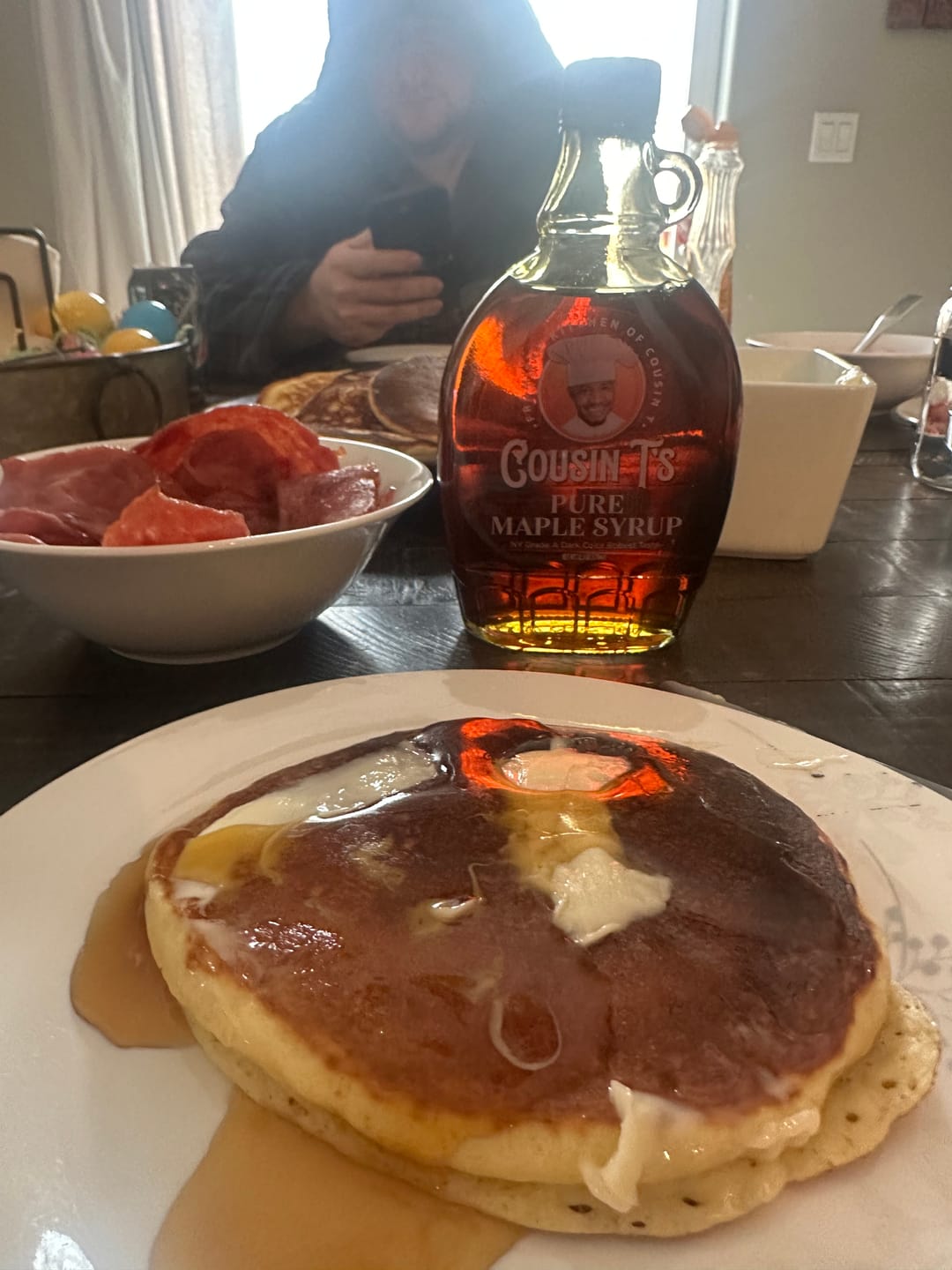 Customer photo review of Cousin T's Maple Syrup & Pancake Mix Bundle
