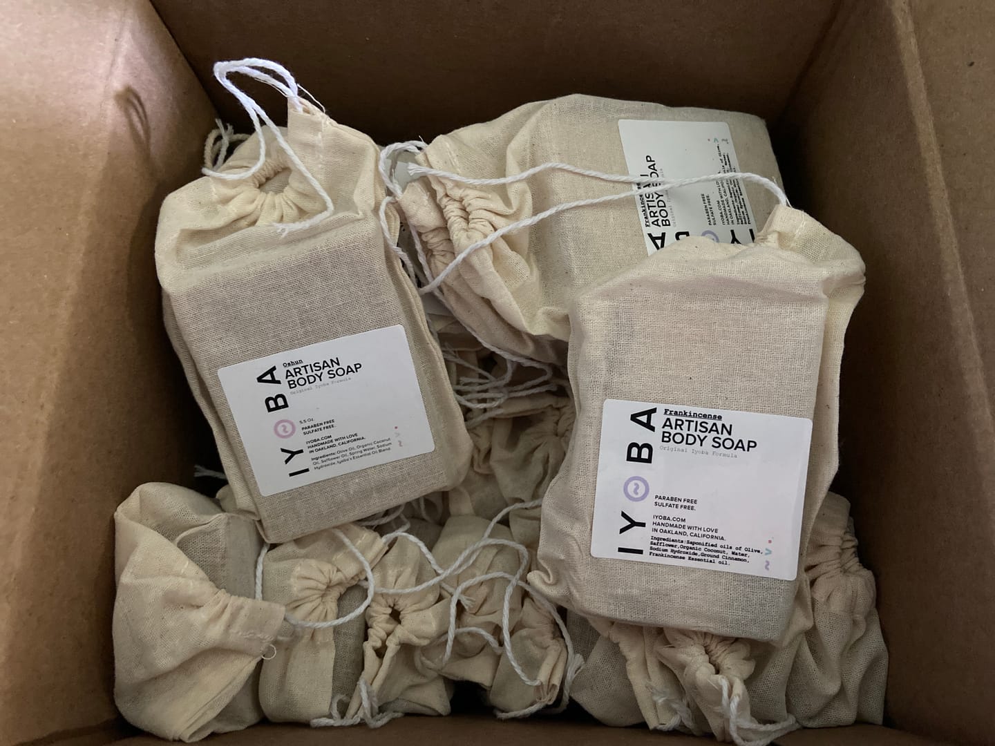 Customer photo review of Frankincense Artisan Soap