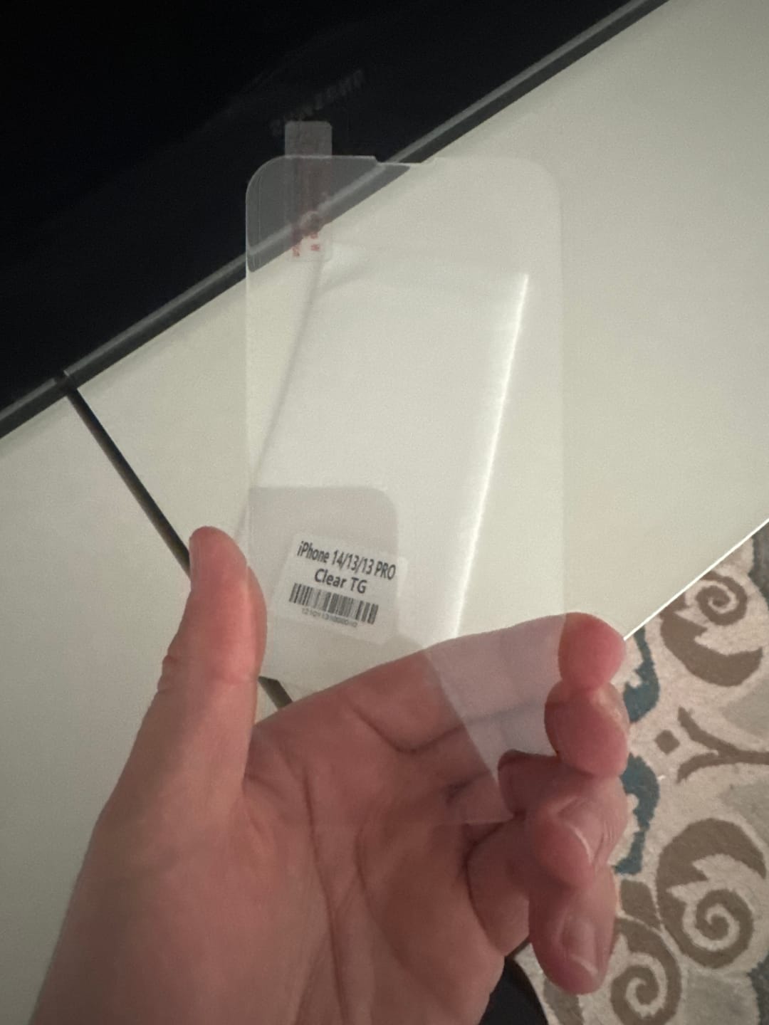 Customer photo review of Tempered Glass Screen Protector