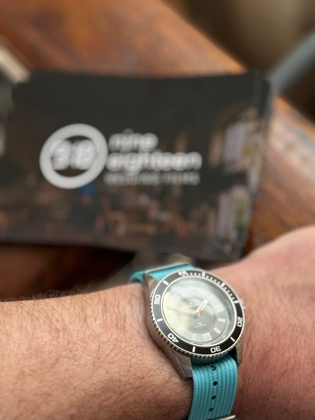 Customer photo review of Kennett Solaxplorer Solar-Powered Adventure Watch with Fabric Straps
