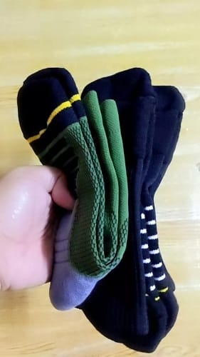Customer photo review of ABC X Performance socks