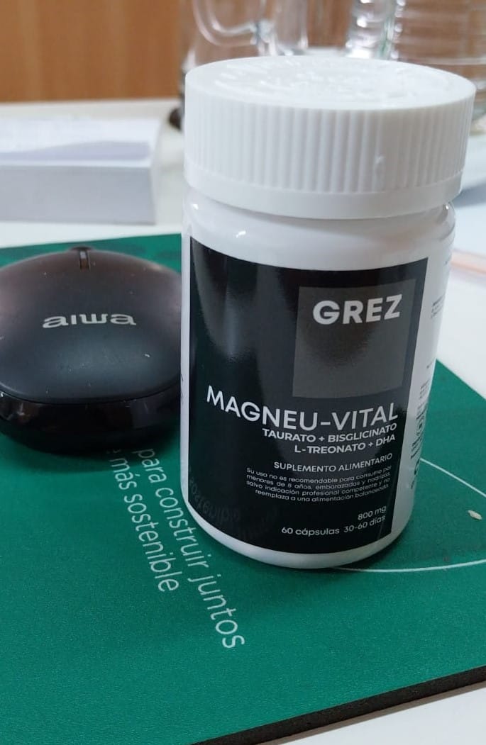 Customer photo review of MAGZI-VITAL T - Magnesio bisglicinato + Zinc + Aminoácido para el Sueño - 60 cápsulas