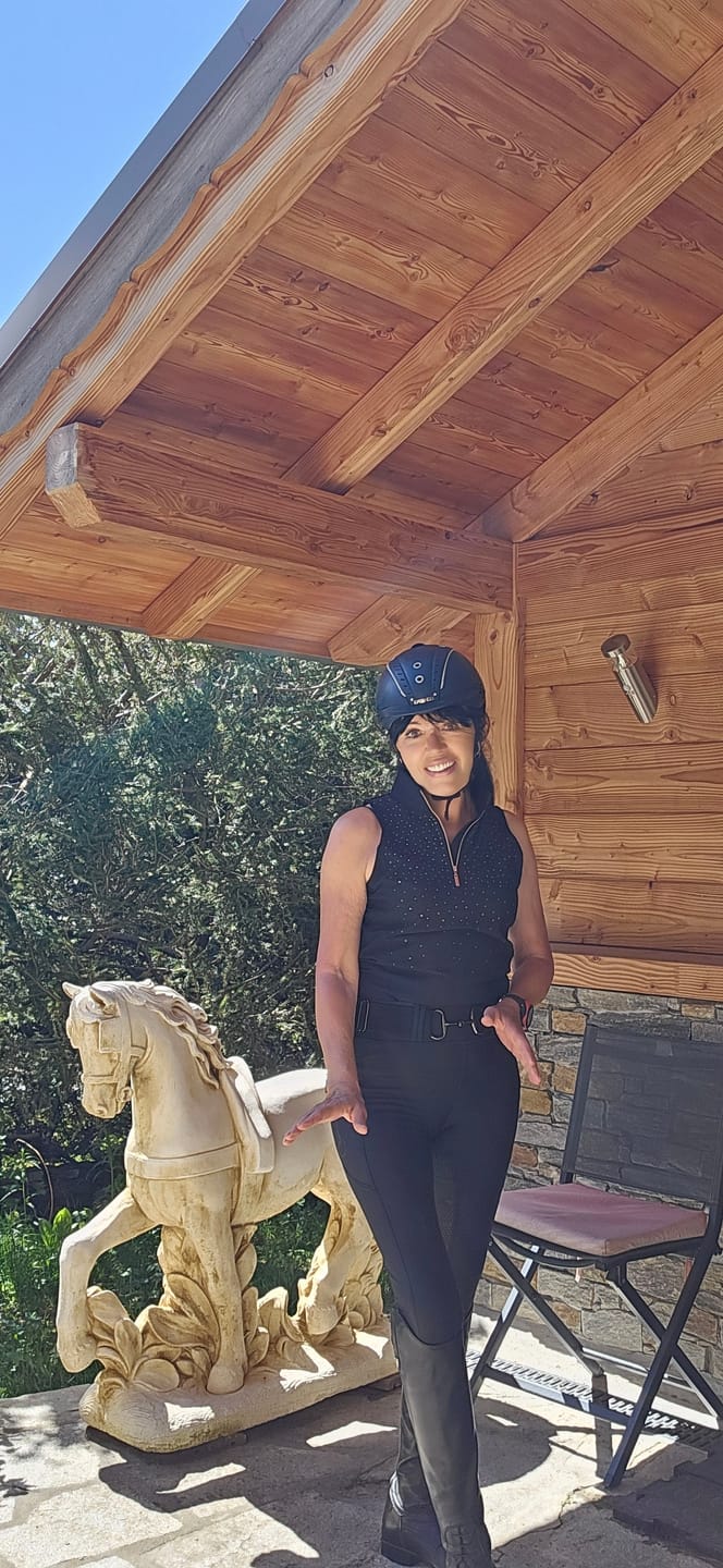 Customer photo review of RIDING SOCKS | BLACK ROSE GOLD - HORSE GIRL