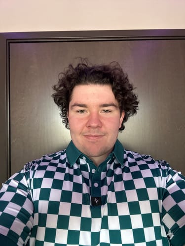 Customer photo review of Small Checkers - Green/White