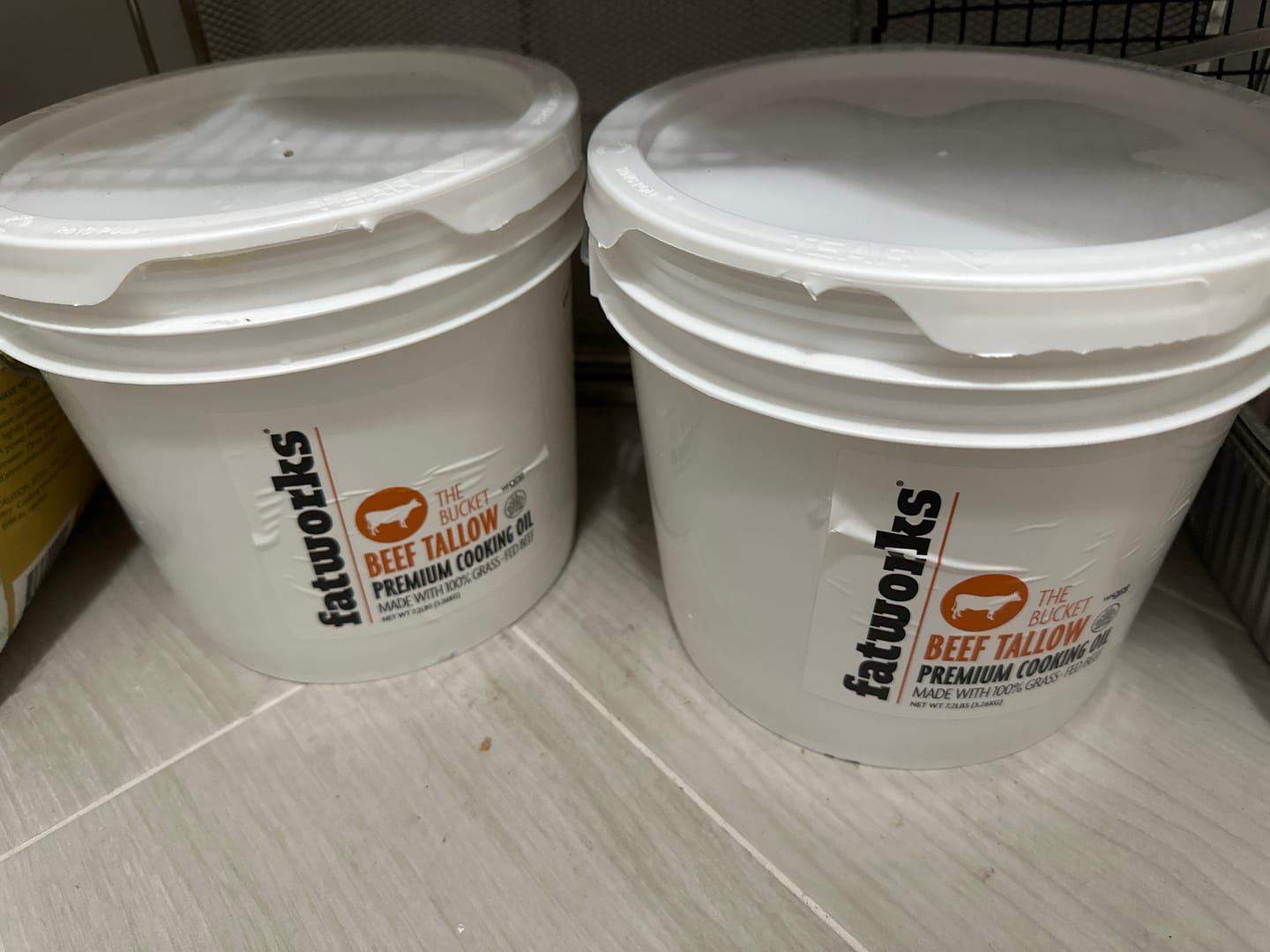 Customer photo review of The Bucket- 1 Gallon Grass Fed Tallow