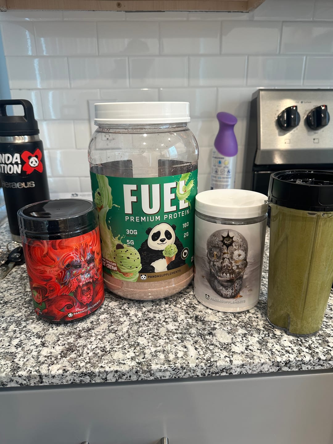 Customer photo review of SKULL Nootropic Pre-Workout