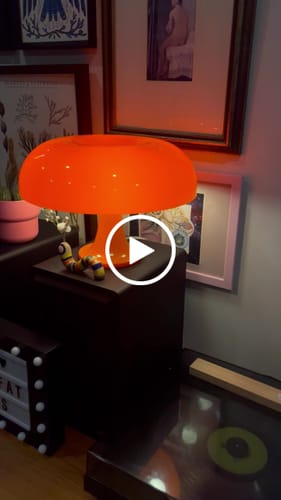 Customer video review of Puffball Lamp | Blood Orange