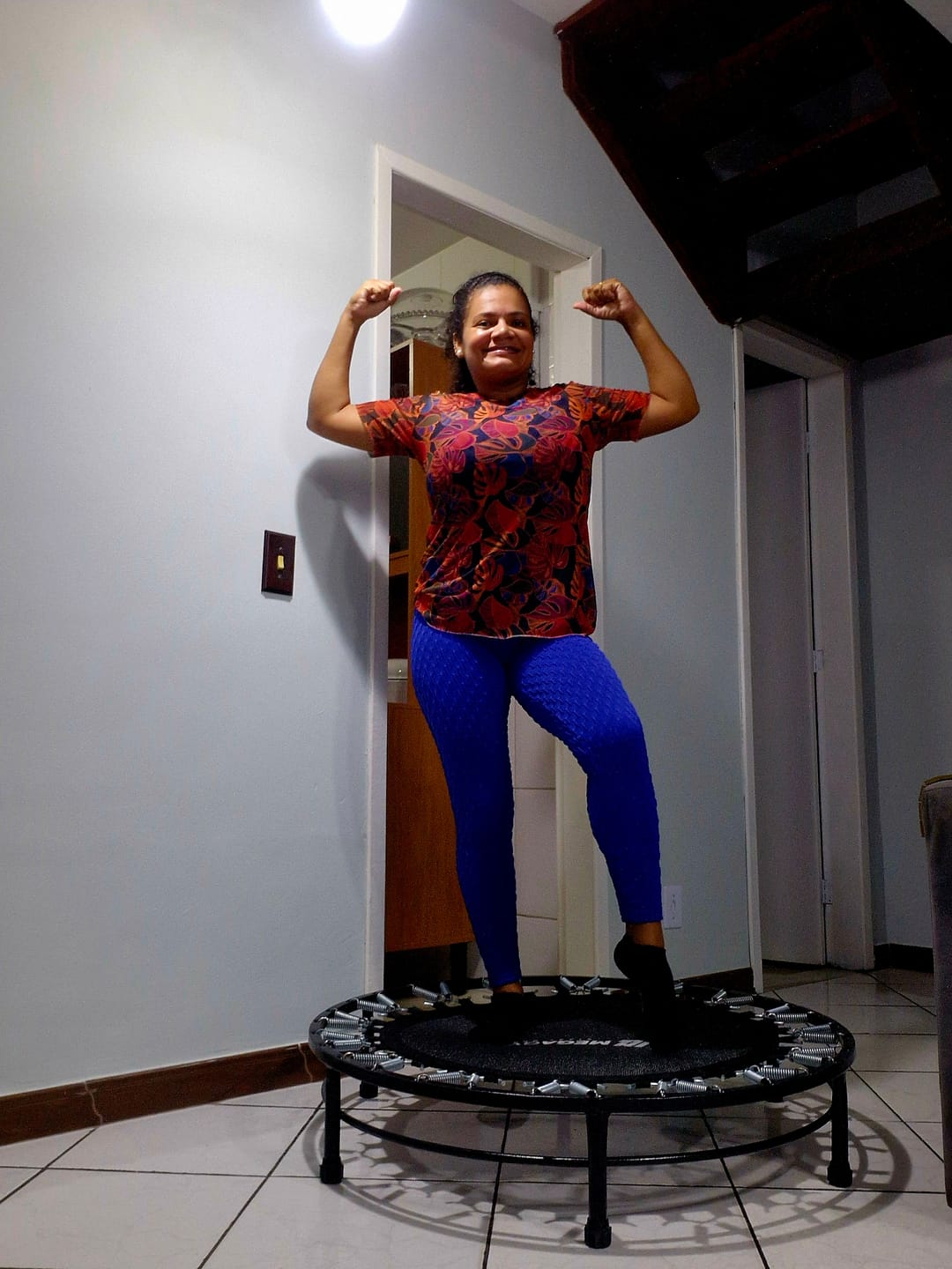 Customer photo review of Mini Jump Trampolim Profissional 32 Molas