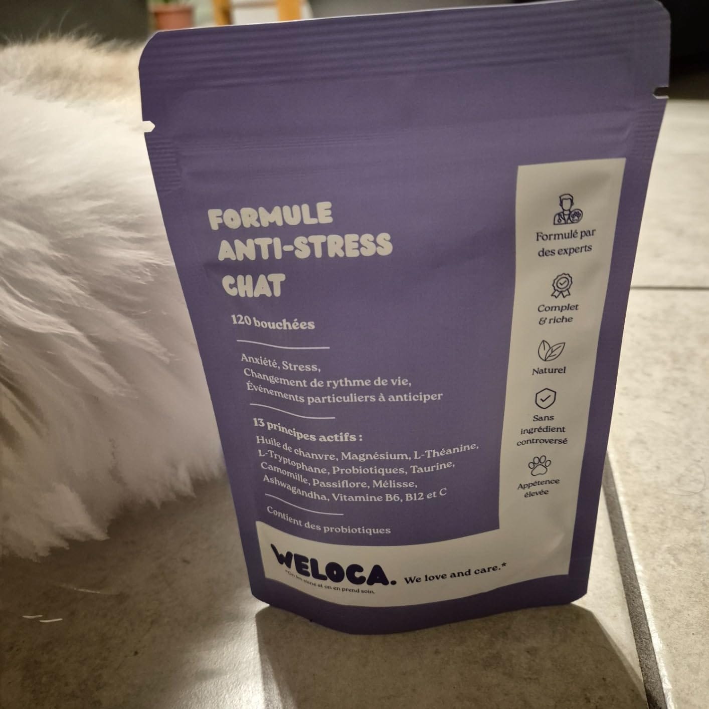 Customer photo review of Complément anti-stress  | Chat