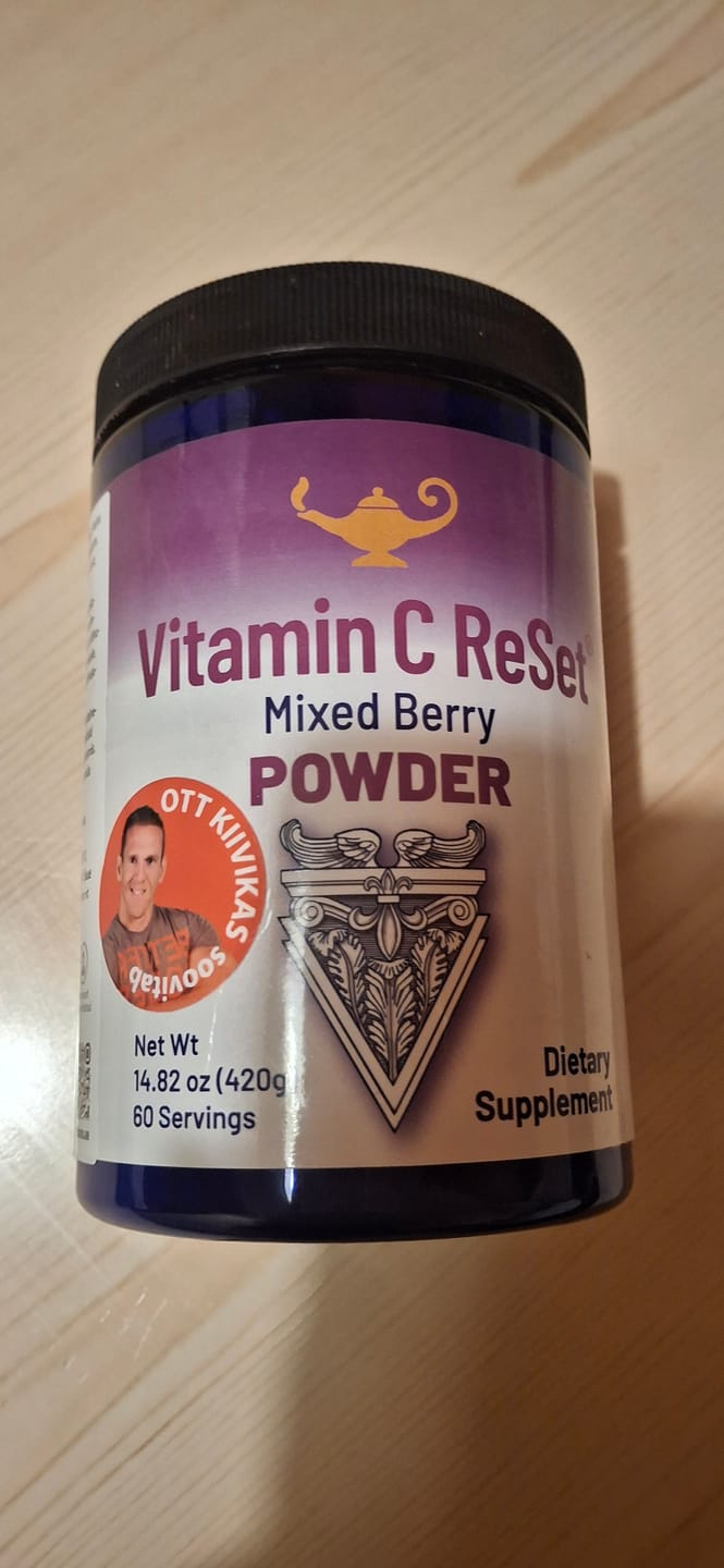 Customer photo review of Vitamin C ReSet®, 420g (marjamaitseline joogipulber)