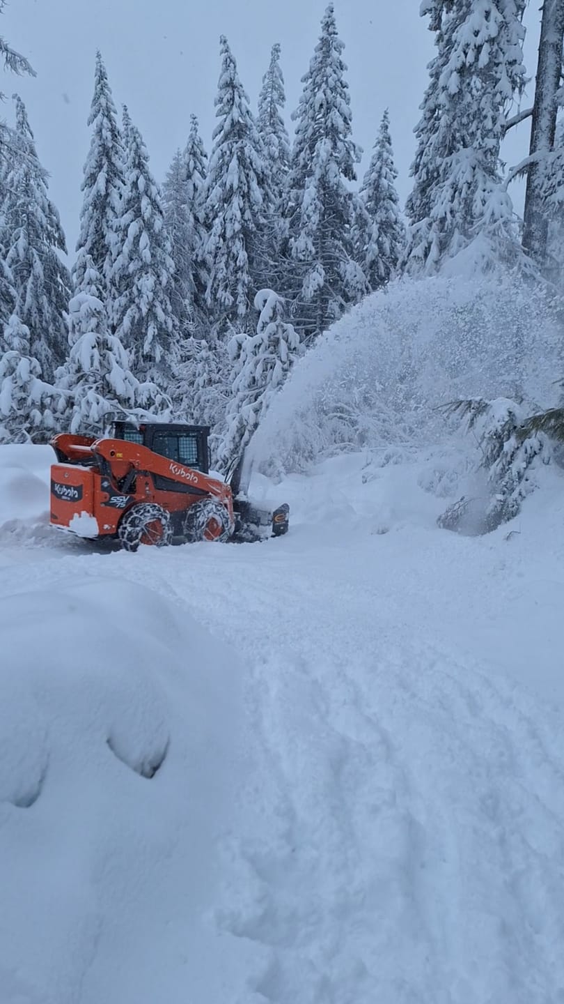 Customer photo review of The Summit Series - Skid Steer Standard Flow Snow Blower