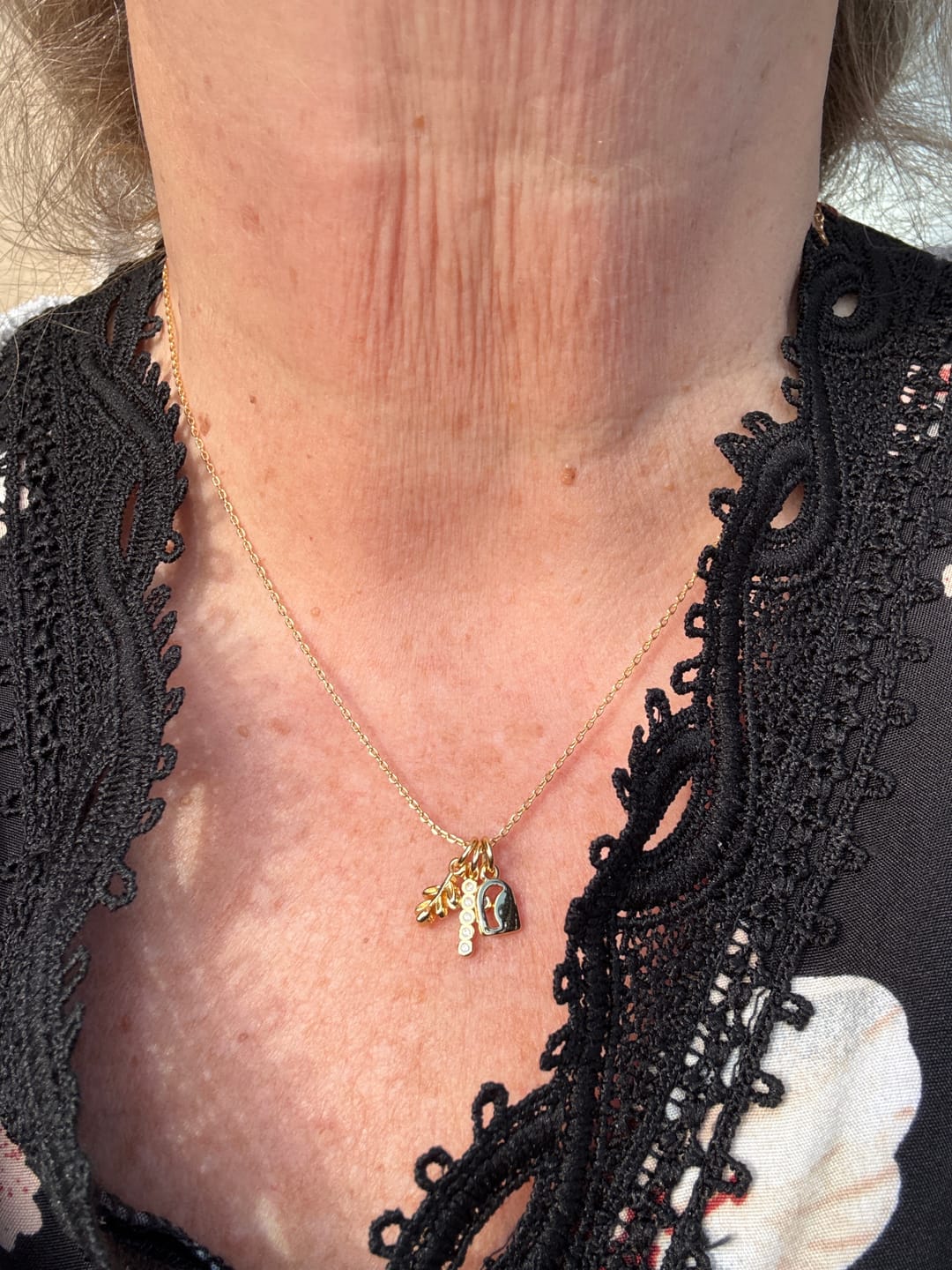Customer photo review of Redeemed Necklace