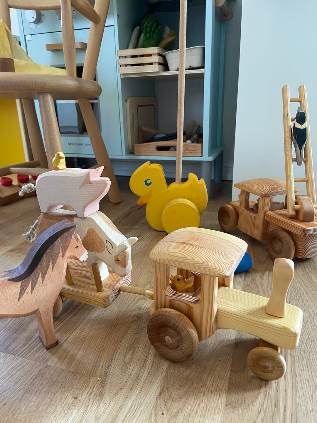 Customer photo review of Stor traktor med vogn