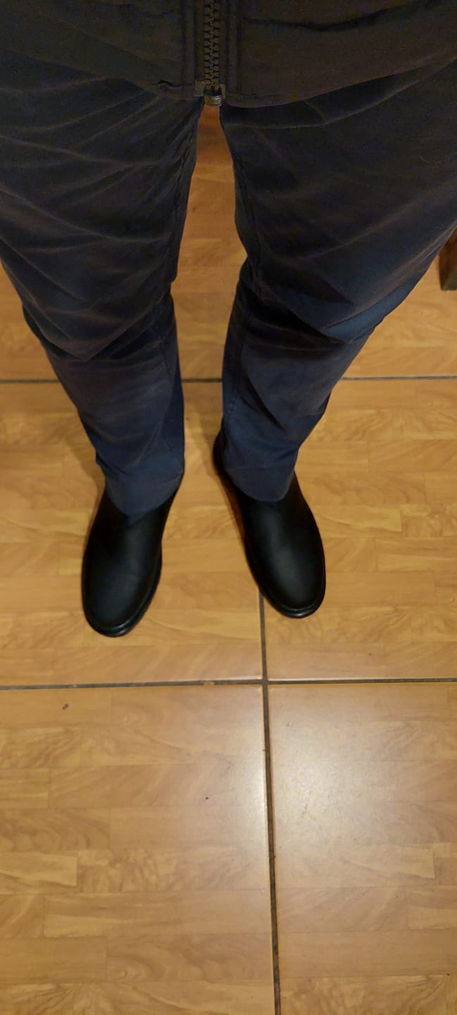 Customer photo review of Botín Original 2.0 Chiporro Natural Negro Hombre