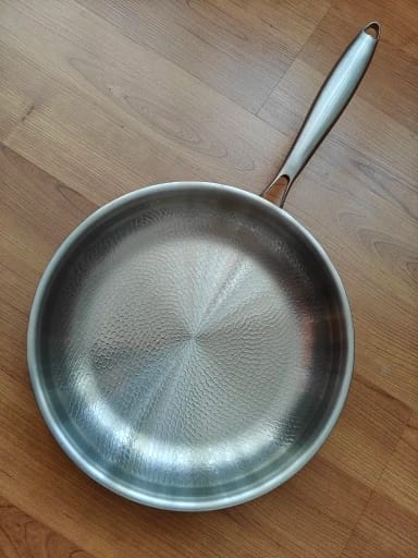 Customer photo review of Chef Solutions™ Titanium Hammered Pan