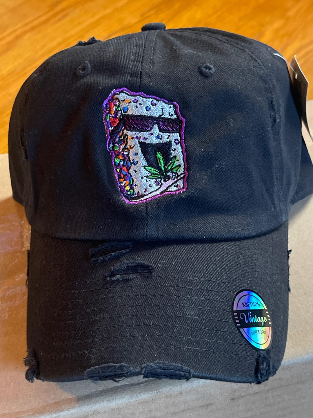 Customer photo review of Dad Hat Packages (Embroidered)