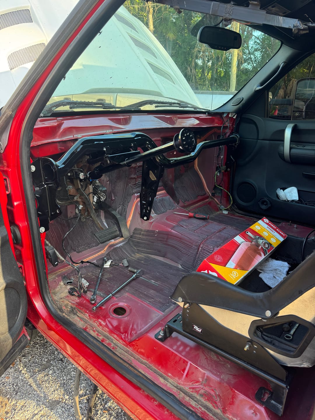 Customer photo review of 1999-07 Silverado Chromoly Lightweight Steering Column Race Only 15-170