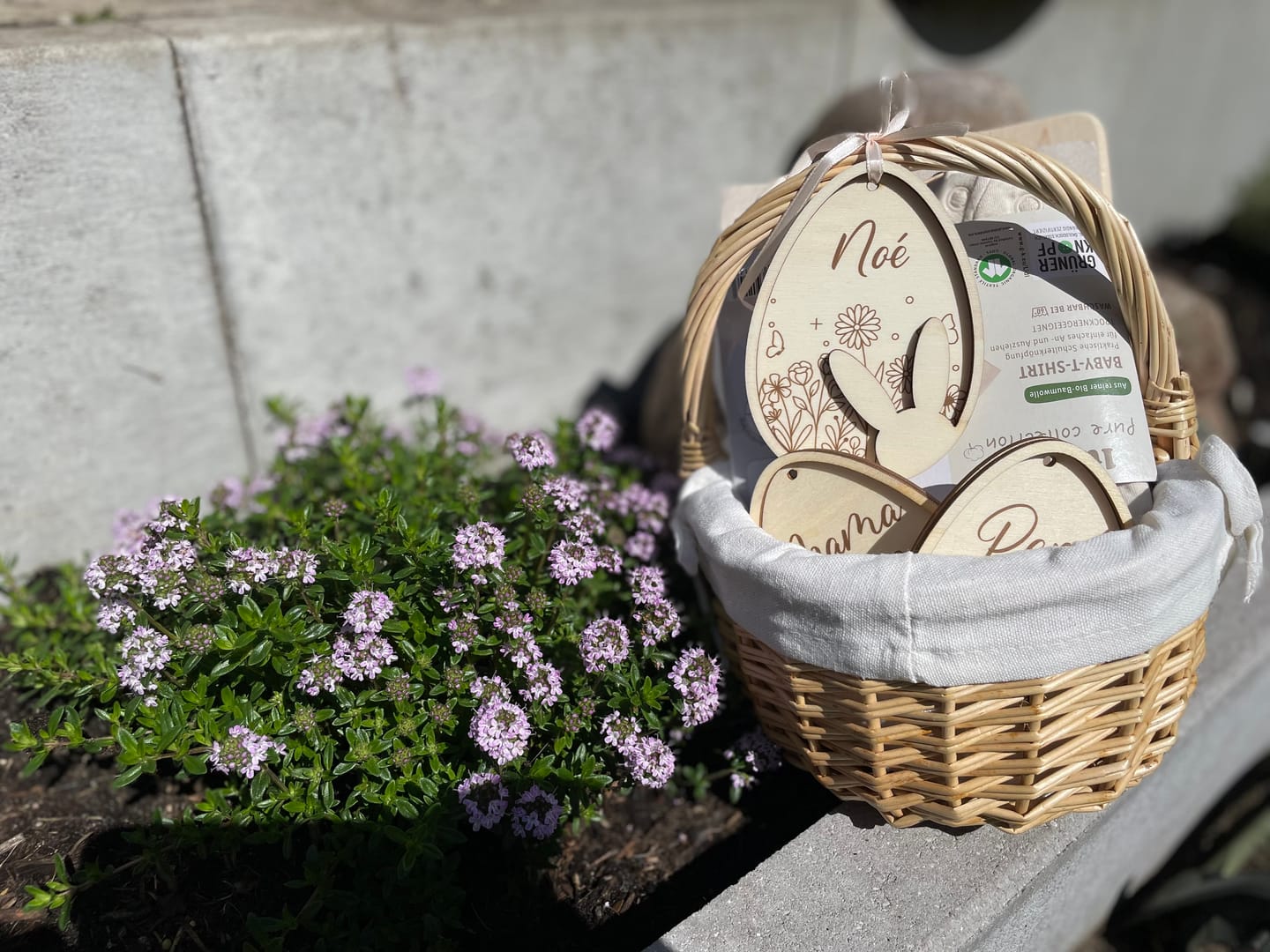 Customer photo review of Osterdeko personalisiert aus Holz