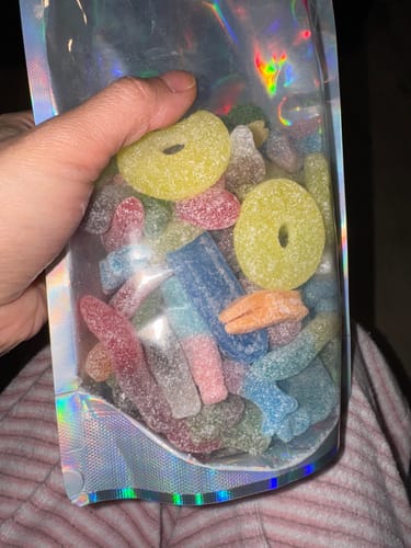 Customer photo review of XL Saure Tüte (450g)