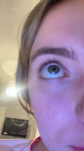 Customer photo review of Lash Growth Serum