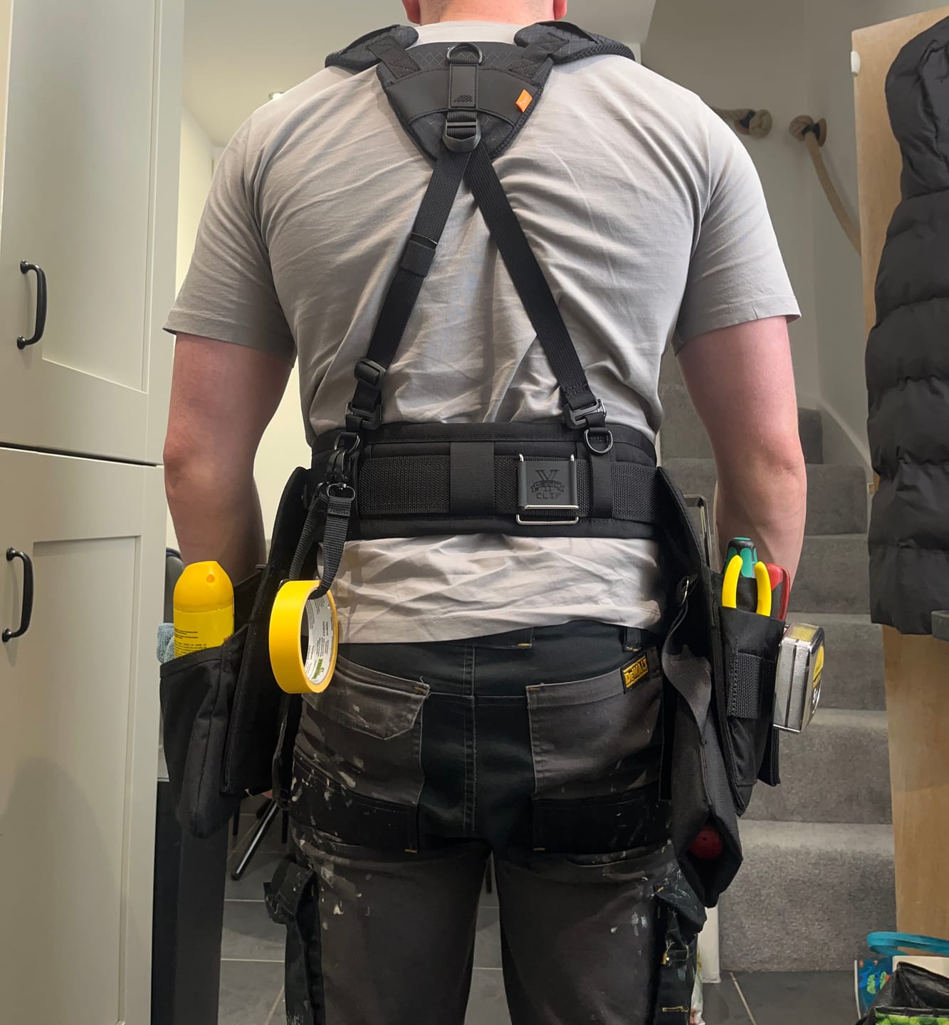 Customer photo review of DiamondBack Toolbelts | Cirro Deluxe Suspenders