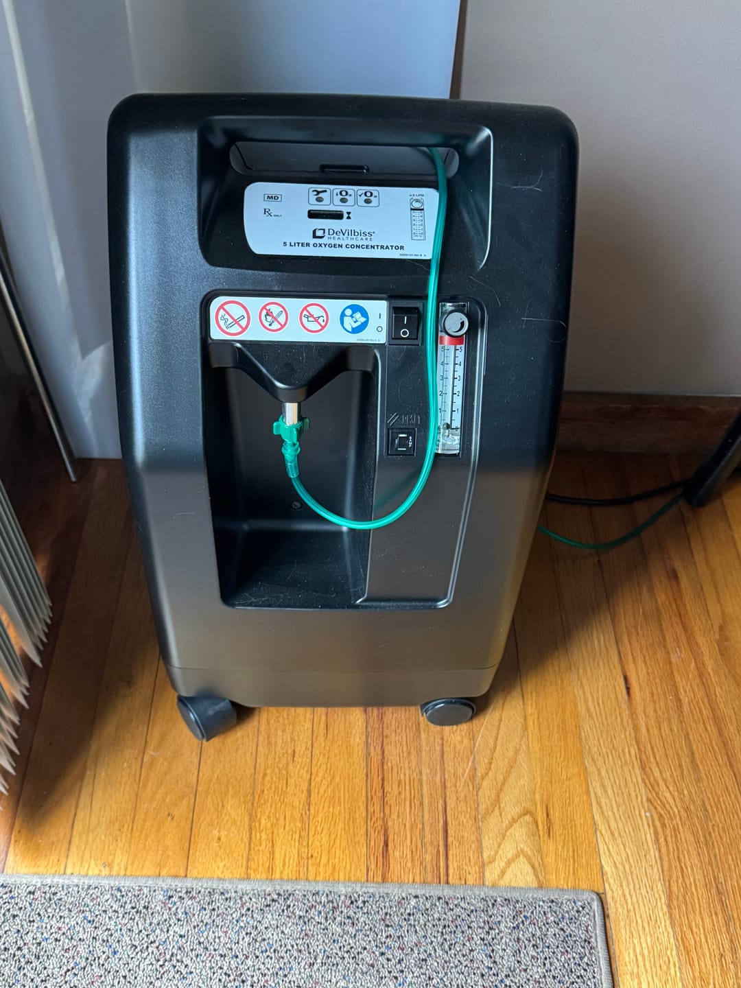 Customer photo review of Drive Medical - DeVilbiss Healthcare Compact Oxygen Concentrator, 5-Liter