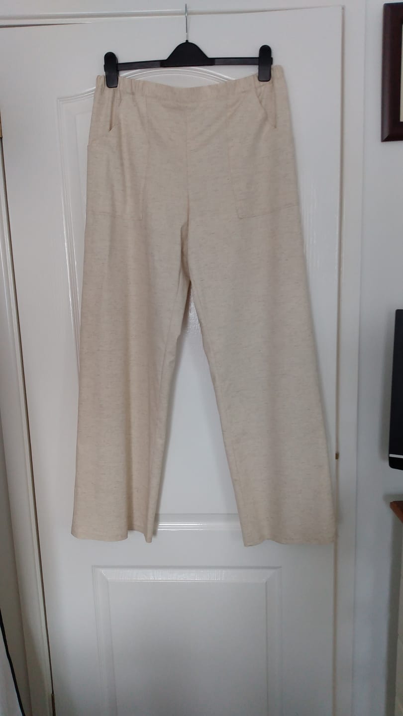 Customer photo review of Viscose Linen Woven Stretch Fabric