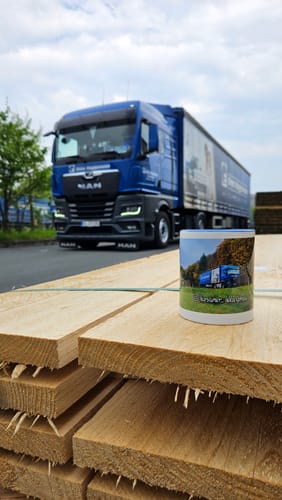 Customer photo review of TassenExpress - Becher Keramik Tasse mit Logo bedruckt 325ml Firmenlogo