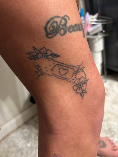 Customer photo review of Signature Tattoo Numbing Cream 1 TUBE