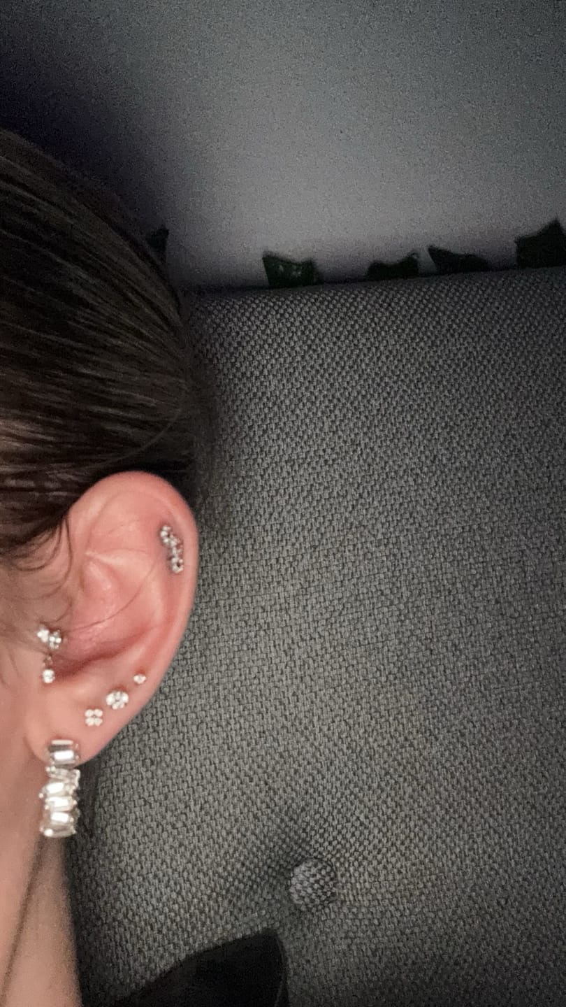 Customer photo review of Britney Piercing | Titan