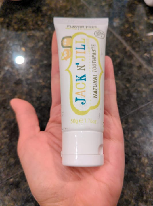 Customer photo review of Jack N'Jill Doğal Diş Macunu Aromasız 50g (Kasada Ekstra %15 İndirim)