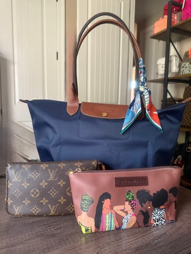 Customer photo review of Squad Royal Blue Cosmetic Bag