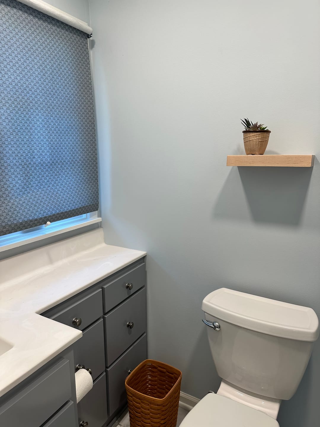 Customer photo review of Maple Floating Shelves