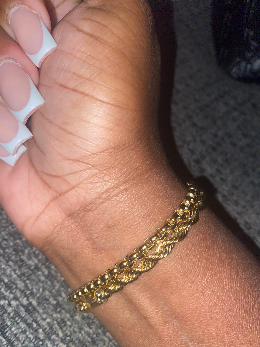 Customer photo review of Rope Link Bracelet Set