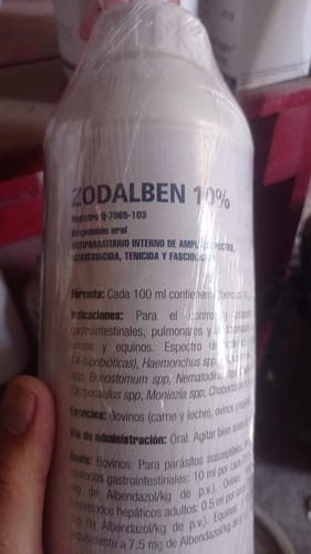 Customer photo review of Zodalben 10%