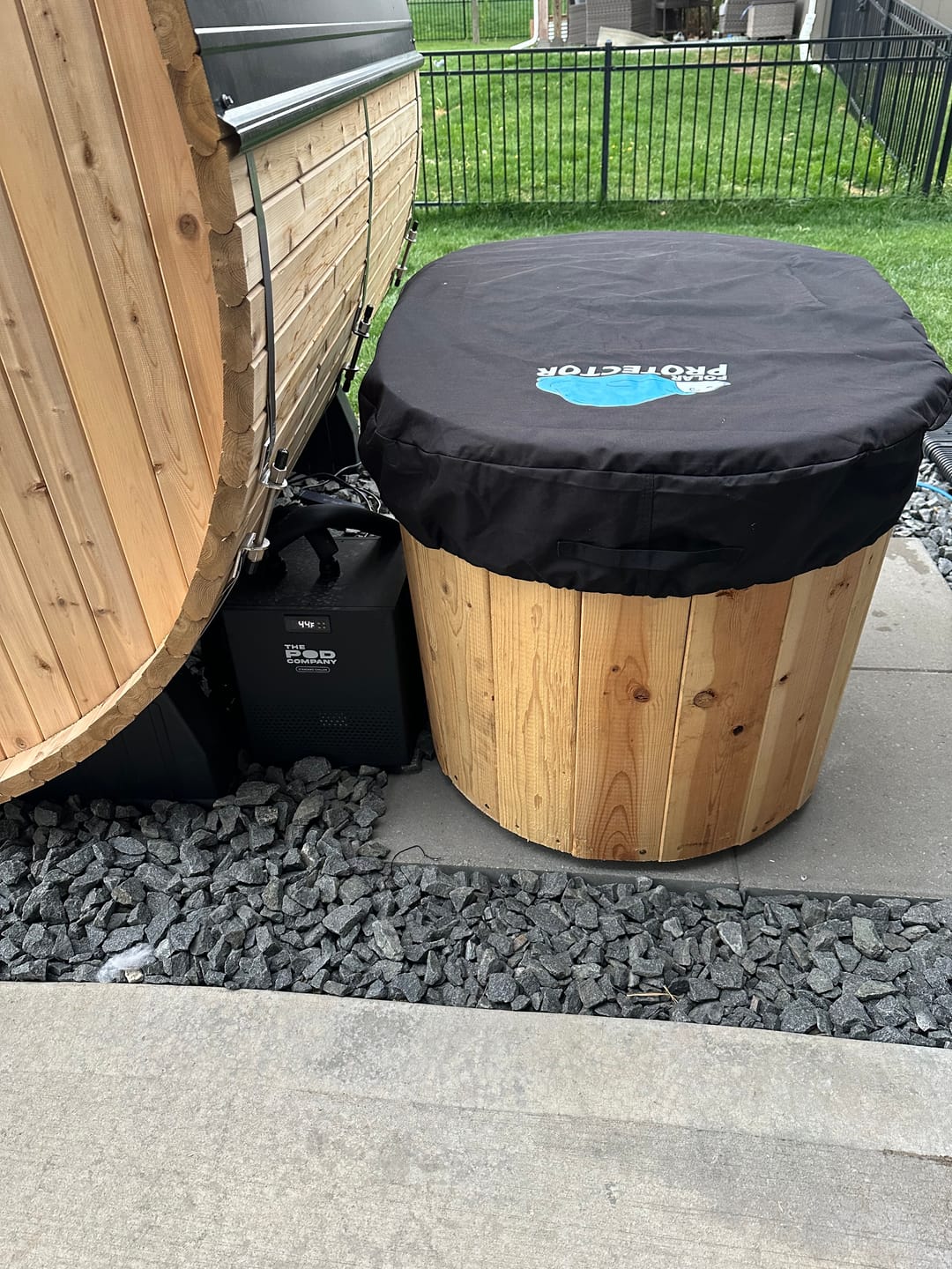 Customer photo review of The Universal Ice Bath Chiller